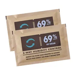Professional Cigar Moisturizing Bag Humidity Pack 69% 72% 75% 8g 60g 2 way Humidity Bag Cigar Moisturizing Bag Humidity Pack 69