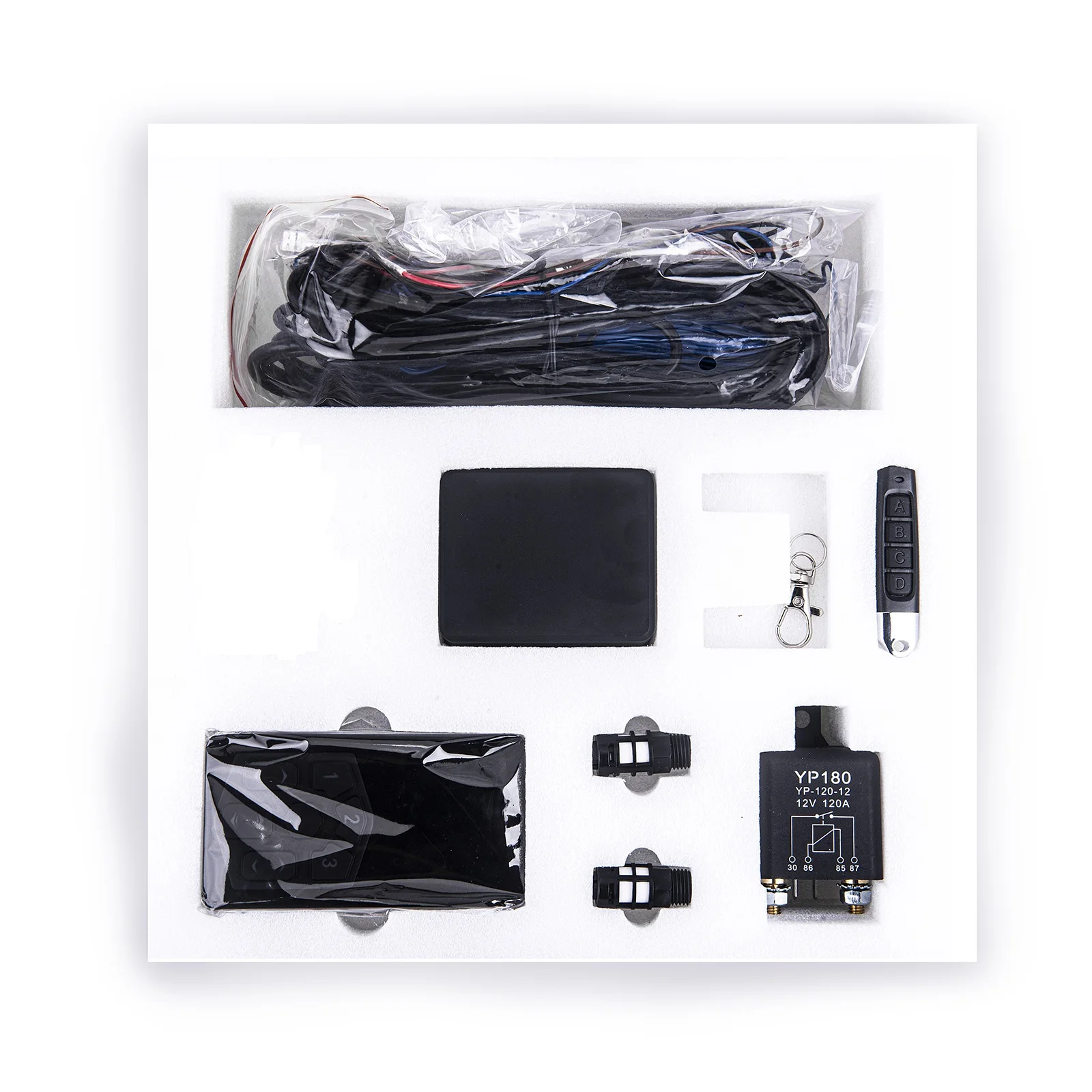 

Universal Air Suspension Control Kit Air Suspension Management Suitable For All Cars 3-stage Memory Version Control Unit DW-VP