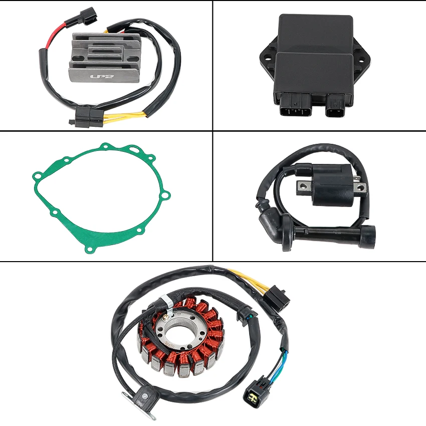 5PCS For Suzuki DRZ400 DR-Z400E DRZ400S SM Ignition Coil Stator CDI Box Regulator Gasket 11483-29F00 32800-29F00 32101-29F11 29F