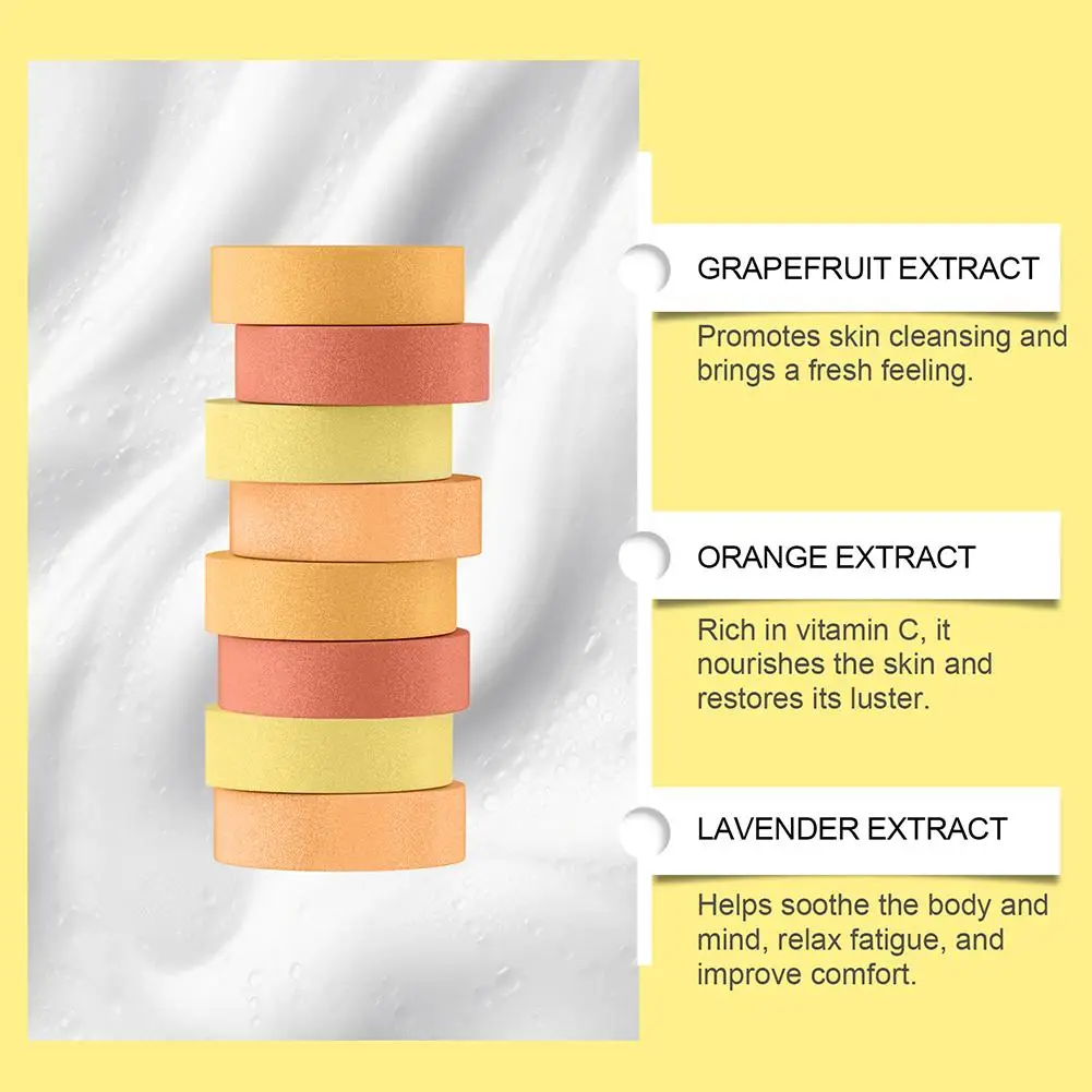 الحمضيات دش البواخر الروائح المنزل سبا الاسترخاء الجسم الاسترخاء العقلية حمام المنتجات دش البواخر أقراص #3