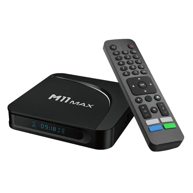 

Y43A-для Amlogic S905X5M 4K HD HDR10 + AV1 M11 Max Smart-TV Box Android 14 двухдиапазонный Wi-Fi 6 AI-SR медиаплеер 4 ГБ/32 ГБ