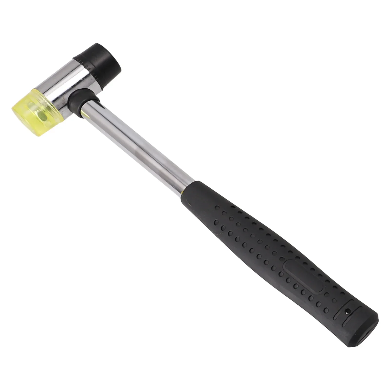 1PC 255*25mm Mini Rubber Hammer Nylon Head Mallet Hand Tool Non-Slip Handle Nylon Rubber Used As Wood Plastic Jewelry Crafts