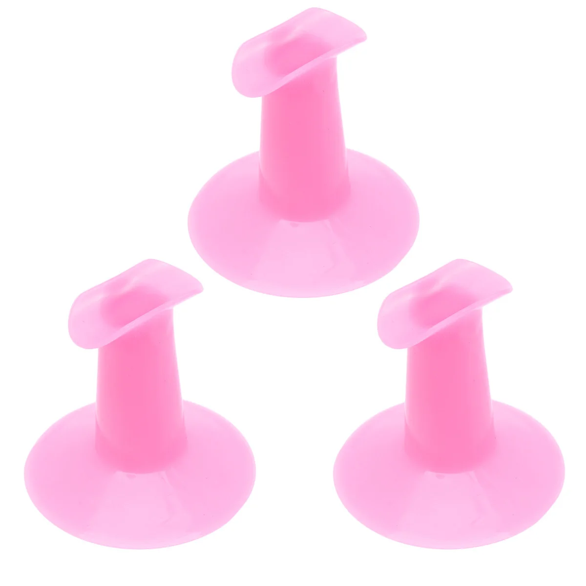 Support de repose-doigt en plastique dur, 3 pièces, pour Nail Art, Support stable pendant le traitement de l'enveloppe acrylique en Gel, utilisation professionnelle pour Salon de bricolage