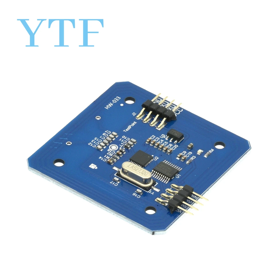 RFID Card Reader Module RC522 Serial Port Reader Writer 13.56 Mhz IC Card RF Module For Arduino