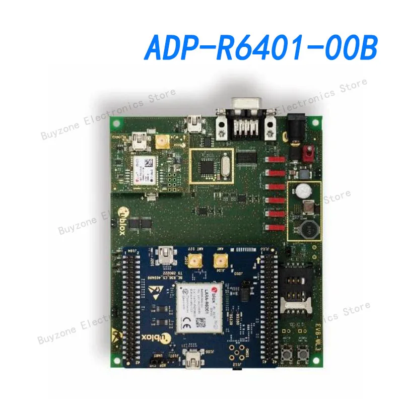 ADP-R6401-00B Cellular Development Tools Adapter board for eval kit with LARA-R6401 module (voice + data)