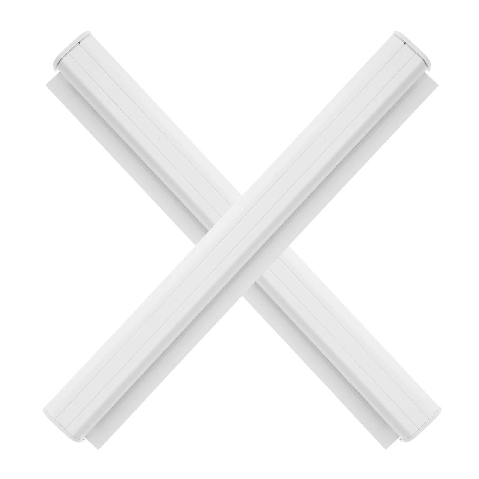 

2pcs Aluminum Alloy Menu Clip Restaurant Ticket Holder Rack Slide Stabber Folder Receipt Organizer Kitchen Tool Silver