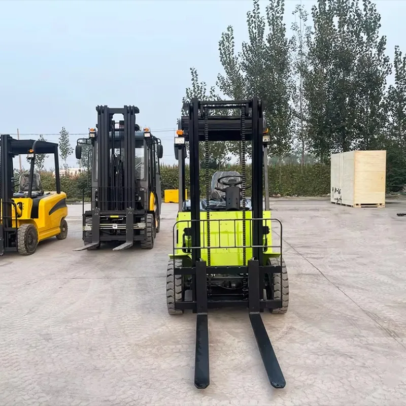 3 Ton 48V Small Size Walk Behind Electric Forklift Low Cost Light Load Shop Warehouse Short Range Cargo Lifting Truck