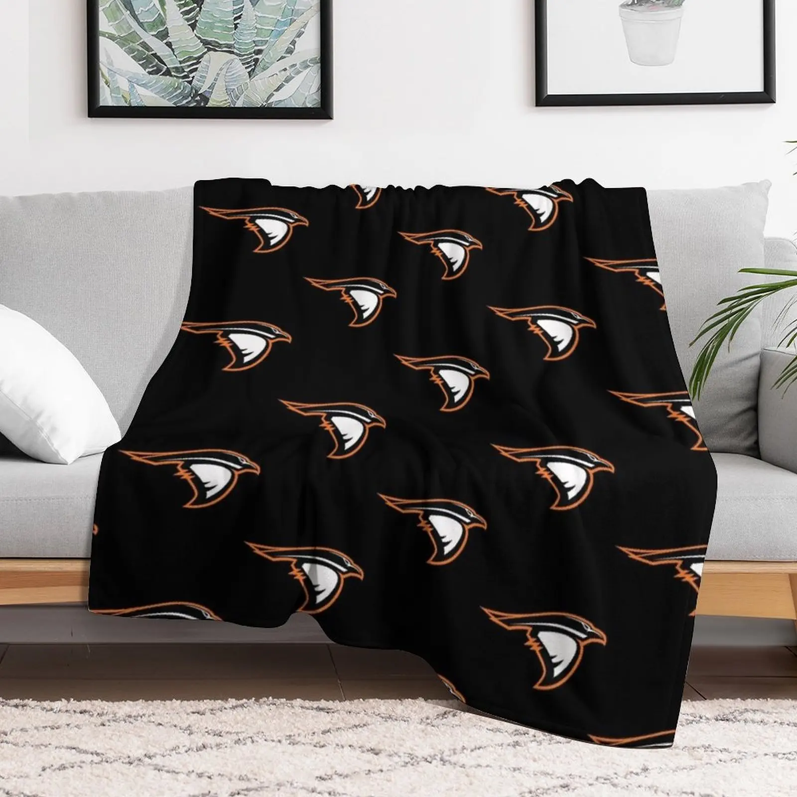 Anderson University ravens Throw Blanket Travel Hair Blankets