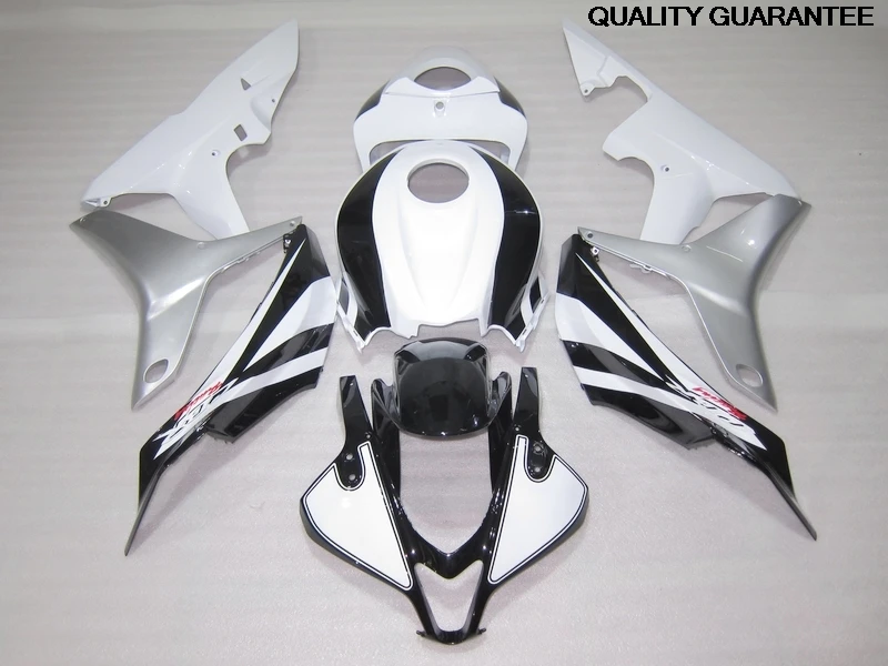 

Full Fairing Kit For Honda Injection Mold CBR600RR 07 08 Fairings Set CBR600 RR 2007 2008 White Silver Black Bodywork DC6