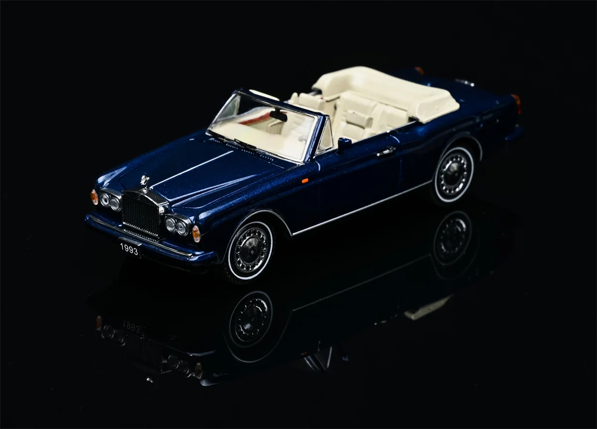 GFCC RR 1/64 Corniche IV1993 Soft Top Convertible Vintage cars High Performance Car Diecast Toy Station Vehicle with Display Box