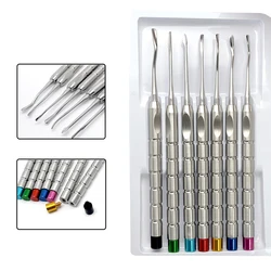 7Pcs Dental Elevator Luxating Root Titanium Tooth Elevator Minimally Invasive Knife Extraction Dentist Tool