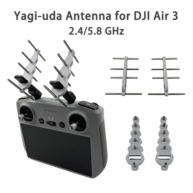 Yagi-uda Antenna for DJI Air 3 Screen Remote Control RC2 Signal Enhancement Device Air3 Drone Extending Flight Distance Increase