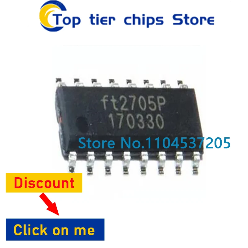 (5-10 piezas) Conjunto de chips FT2705P FT2705 sop-16