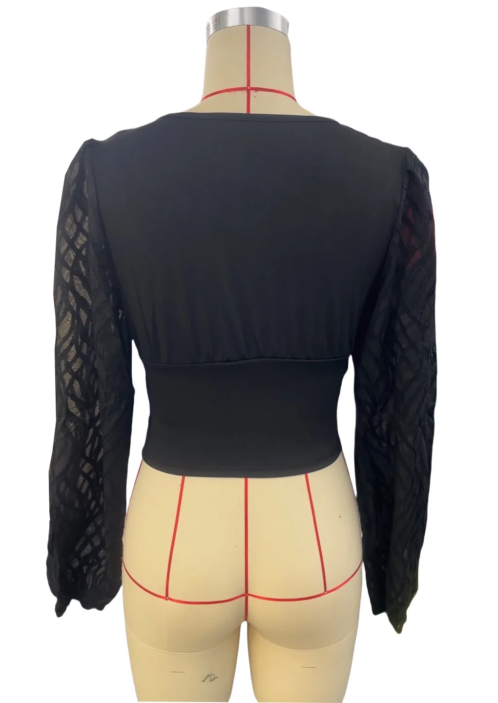 2025년 신상 여성용 반팔 티셔츠 브이넥 랜턴 소매 슬림 블랙 레이스 스플라이싱 버튼 탑 우아한 오피스 티셔츠 여성용