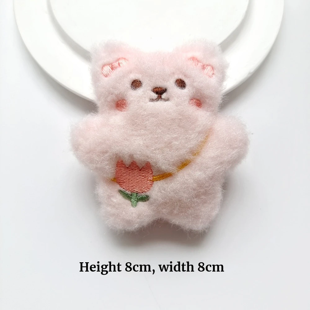 Cartoon pluche pop beer hanger schattige pluche pop sleutelhanger DIY decoratieve rugzak schooltas hanger accessoires cadeau voor vrienden