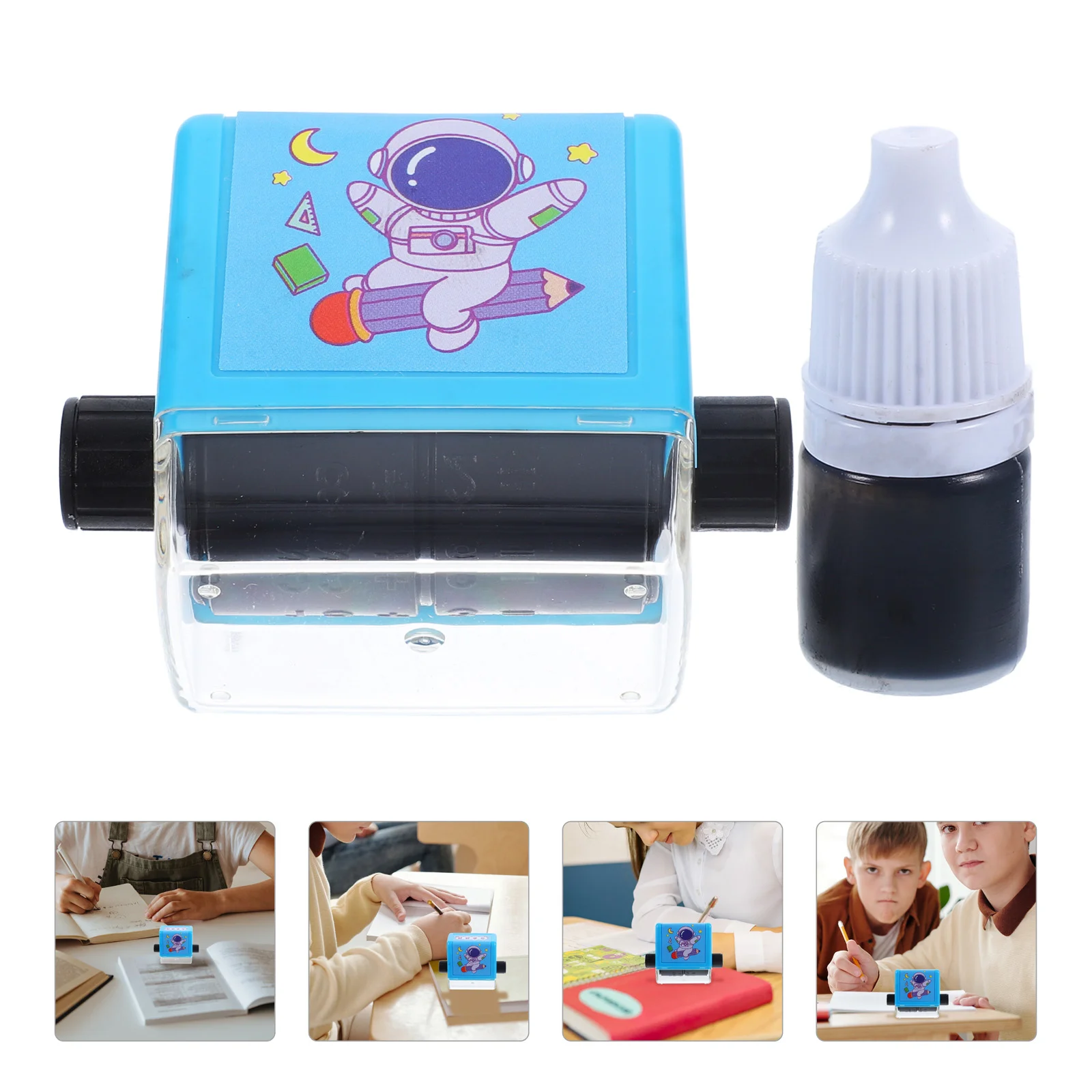 

Exercise Stamp Stamps for Teachers Elementary Math Problem Roller Portable Stamper Students Learning Postage