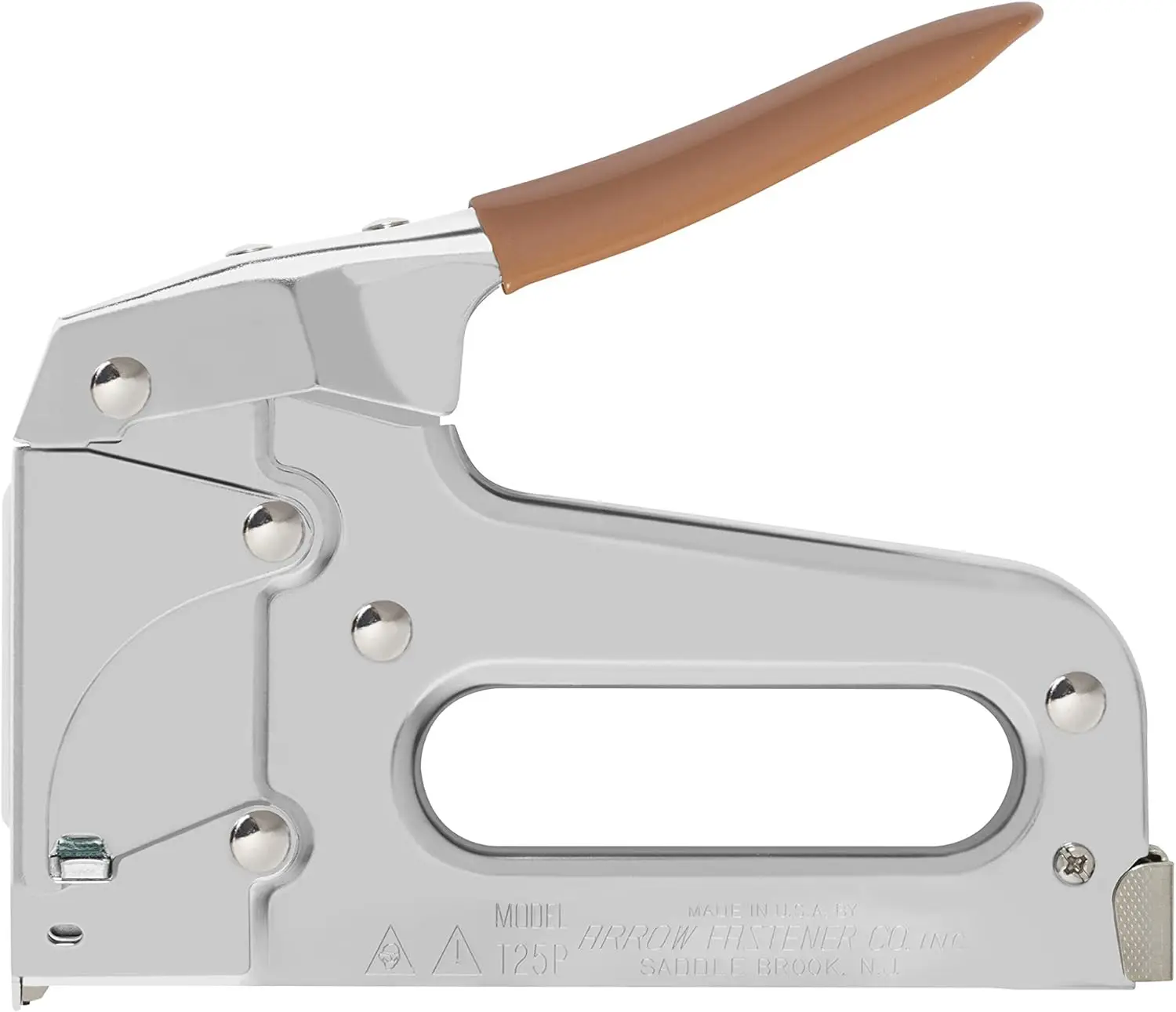 

Heavy Duty Staple Gun for Low Voltage Cables and Wires up to 1/4-Inch Diameter, Accurate Wire Guide, Comfort Grip
