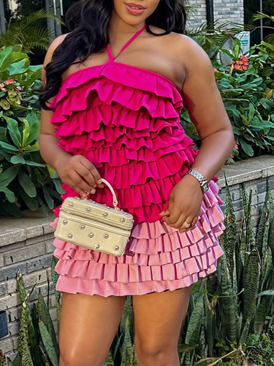 ZIML Design Sense-vestidos adelgazantes de colores para mujer, cuello cuadrado, sin mangas, cintura alta, estilo playero, vestido Sexy para mujer