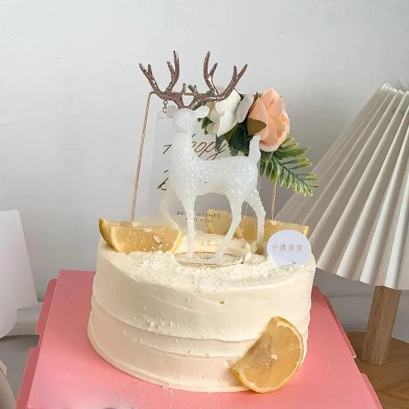 3 قطعة عيد الميلاد محاكاة سيكا الغزلان الرنة خرافة حديقة الدعائم الحيوان تمثال المنزل الأيائل متجر خزانة عرض الحلي