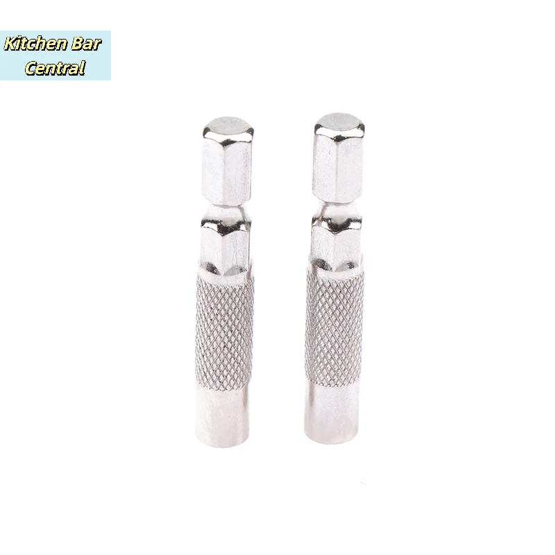 【2Pcs Hex Shank 6.35-4mm Insert Bit Adapter Electric Screwdriver Socket Holder Micro Bit Adapter Magnetic Holder Tools】