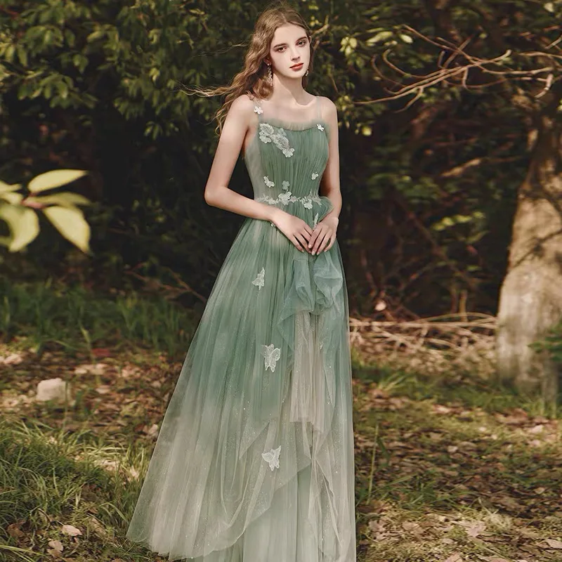 

Long Evening Dresses Woman Elegant and Pretty Women's Dresses for Prom Performance Evening Dress Luxury 2023 Dress Party Night