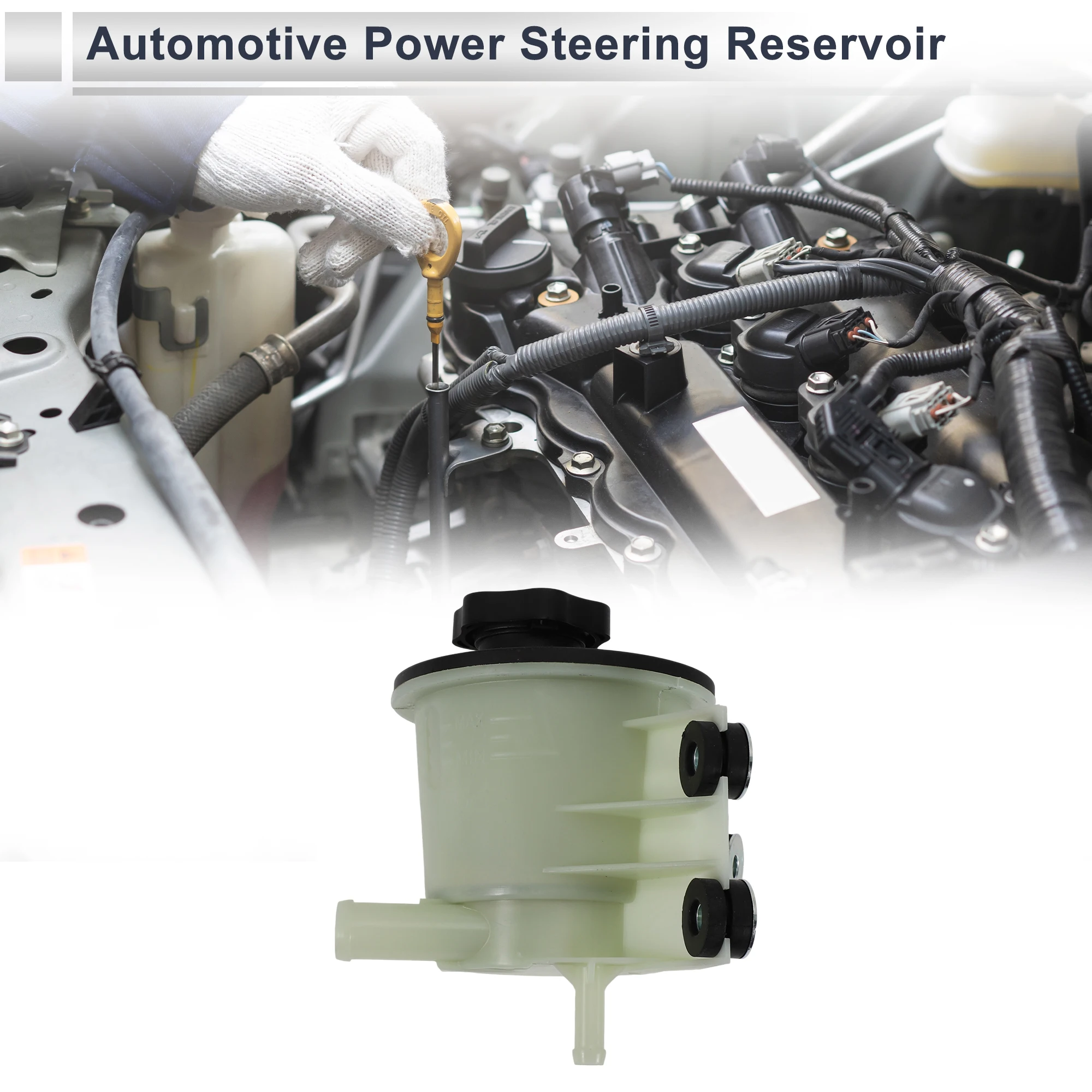 

UXCELL Automotive Power Steering Reservoir for Ford Taurus 2000 2001 2002 2003 2004 2005 1 Pc Beige