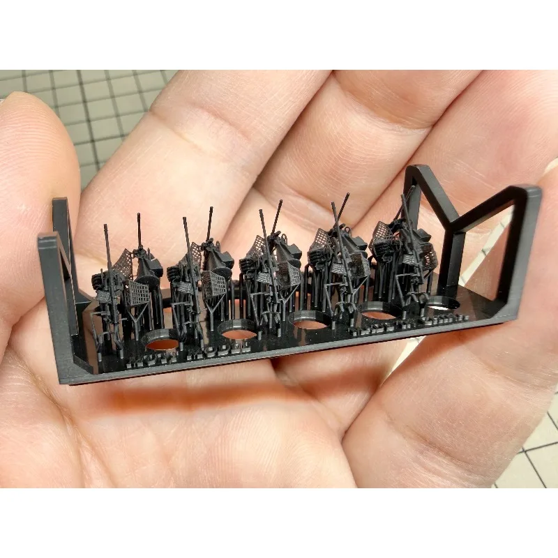 

MUYI MODEL G200009 Масштаб 1/200, 20-мм пушки C/30 (в режиме стрельбы) для ВМВ, супердетализированный 3D-набор для сборки