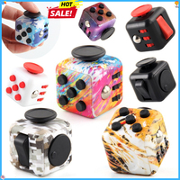 6-in-1 Fidget Decompression Cube Spinner toy Anti-stress Kids Anti Stress Games For Adults antistress anxiety 3.4cm 40g