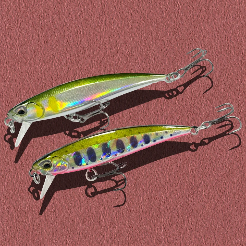 2026 Sinking Minnow Duo Spearhead Ryuki 71S Angelköder 71mm 10g Künstliche Flussköder für Largemouth Bass, Seeforelle, Wels