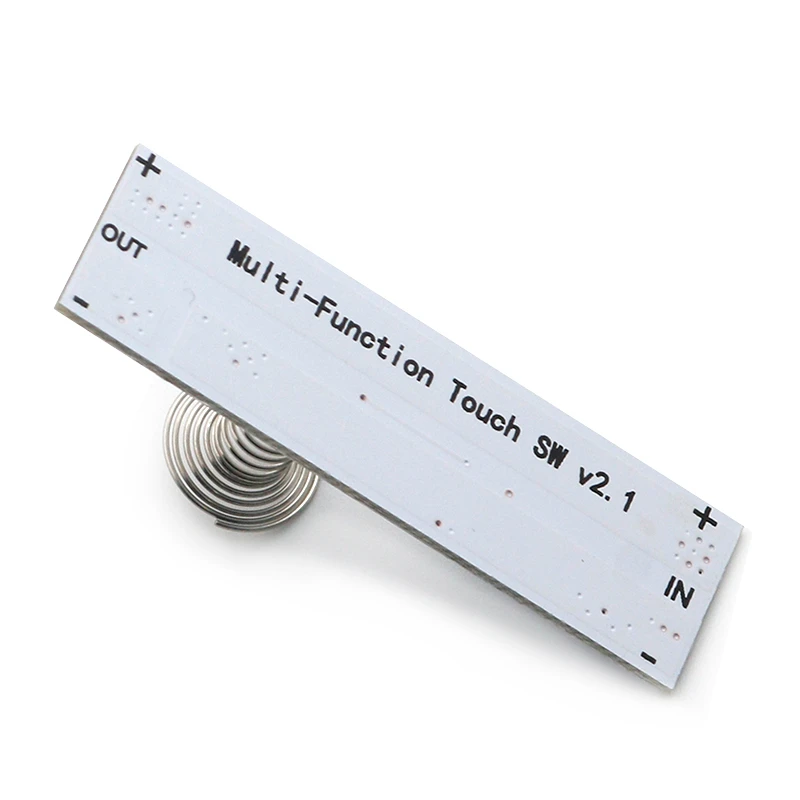 DC 12V بالسعة اللمس الاستشعار التبديل لفائف الربيع التبديل LED باهتة التحكم التبديل 9-24V 30W 3A للمنزل الذكي LED ضوء قطاع