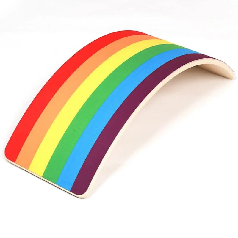 pilates-balance-board-wooden-adult-sensory-training-fitness-yoga-curved-teeterboard-rainbow-indoor-training-board