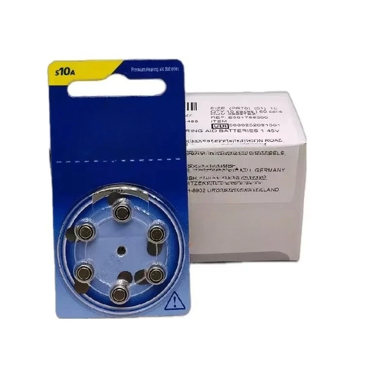 ，。for Starkey original mercury-free hearing aid battery S10A PR70 whole box of 60 capsules，。
