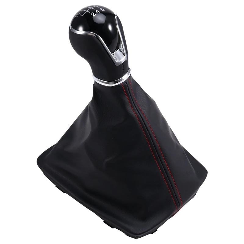 

6-скоростная автомобильная ручка переключения передач, рычаг с пылезащитной крышкой для Seat Leon, 5 дверей, автомобильные детали, левый руль