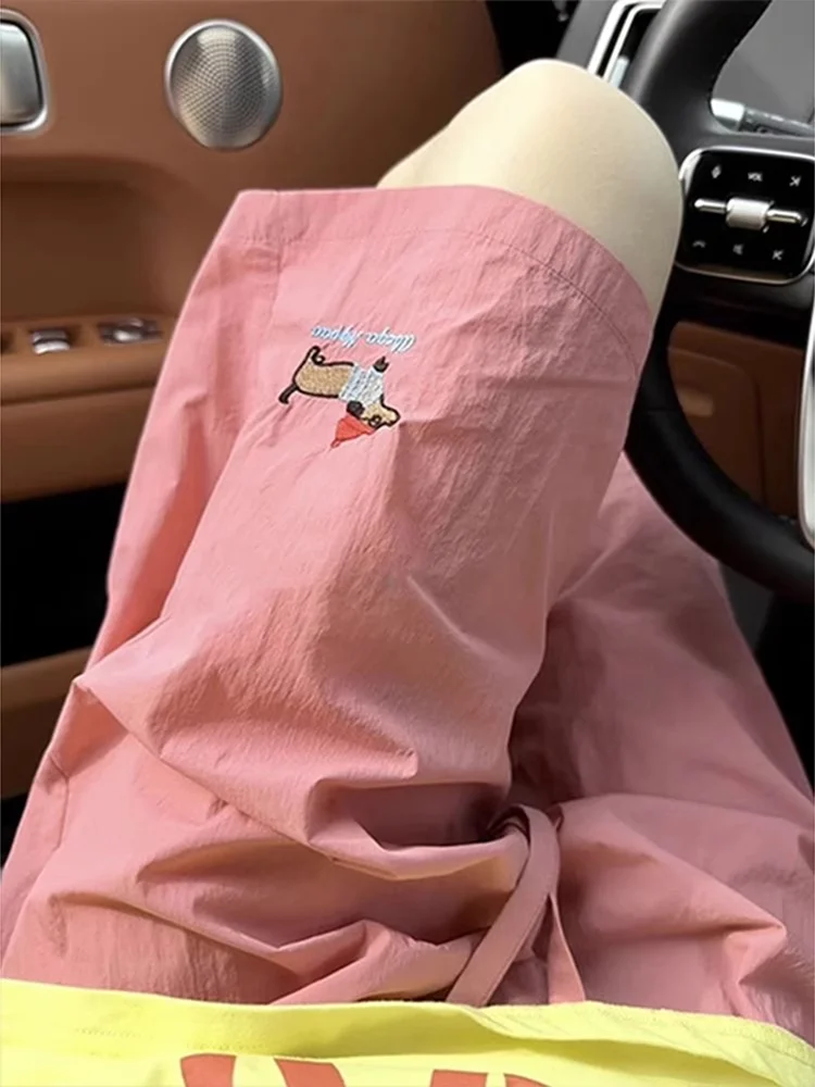 

Dopne Qui Dry Sports orts Женские тонкие уличные брюки для альпинизма с высокой талией и широкими штанинами длиной пять четвертей