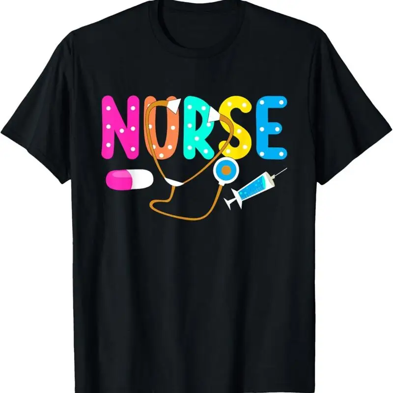 

Футболка «День медсестры» «Жизнь медсестры» Happy National Nurses Week 2025 г.