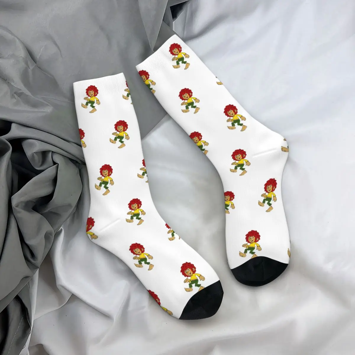 

Всесезонные чулки для экипажа, носки Pumuckl, длинные носки в стиле хип-хоп, аксессуары для мужчин и женщин, рождественские подарки