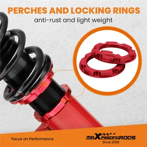 BMW Running Coilover E36 Serie 3 316 318 323 325 328 M3 Suspensionsunterstützung 8 Hauptquellen Springs BMW E36 - №7