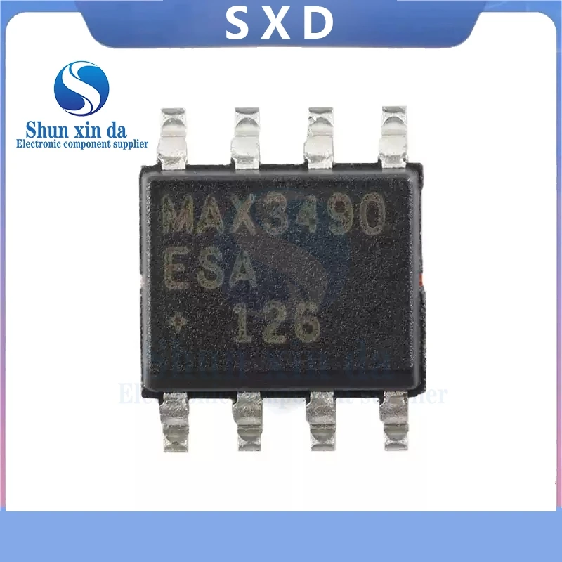 5PCS MAX3490ESA SOP-8 MAX3490 SMD 3.3V Powered 10Mbps And Slew-Rate-Limited True RS-485 RS-422 Transceivers IC
