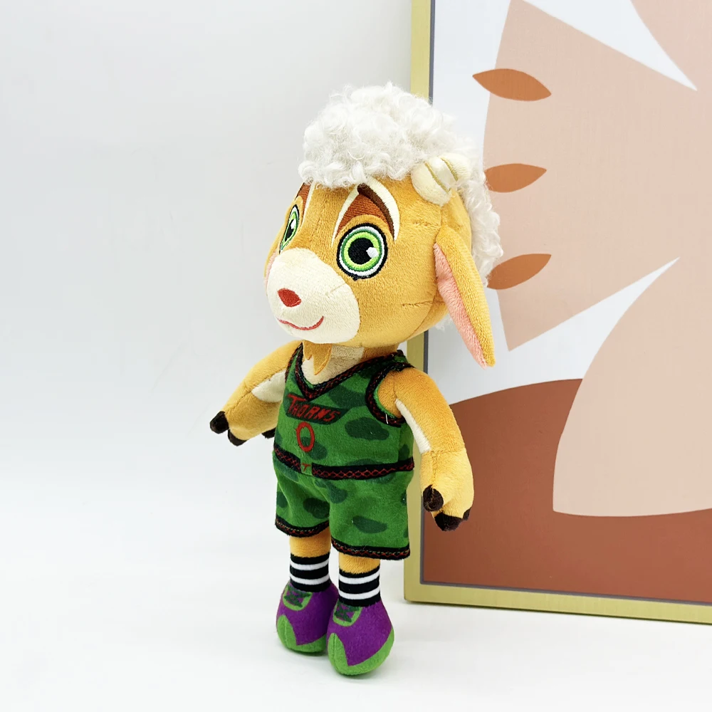 Filme de cabra macio recheado jogo anime travesseiro bonecas para o presente de natal aniversário do miúdo