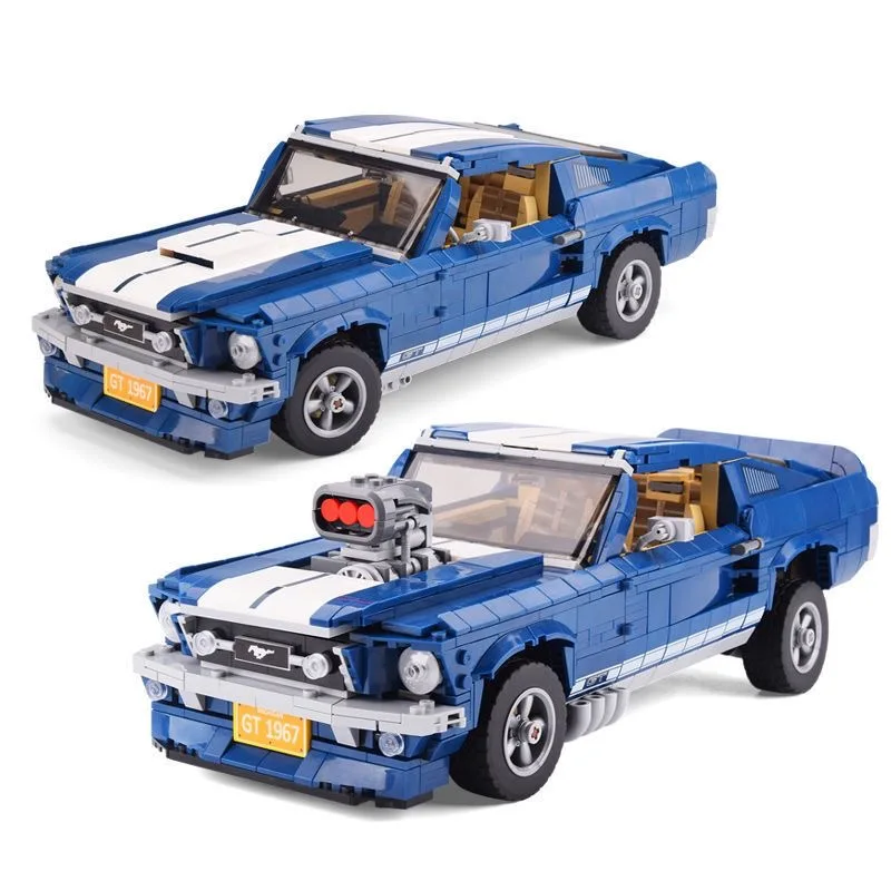 1471PCS Compatible with 10265/21047 Ford sports car building block models for boys and girls' birthdays and Christmas gifts