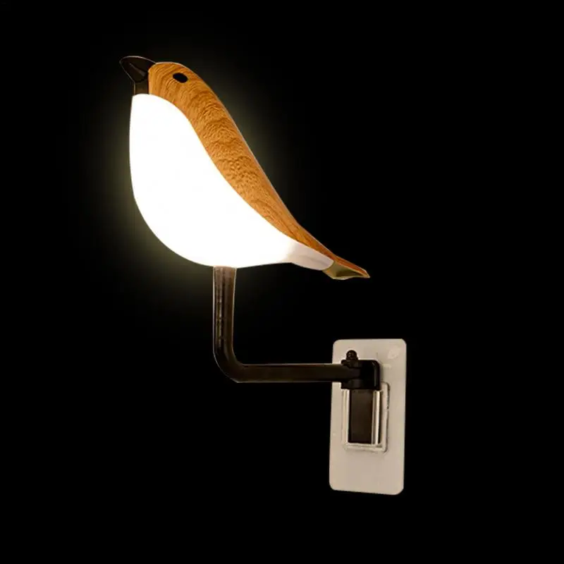 

LED Wall Mounted Lights 2600mAh Magpie Shaped Cordless Light For Bedroom Bedside Rechargeable 3 Color & Dimmable Lamp With