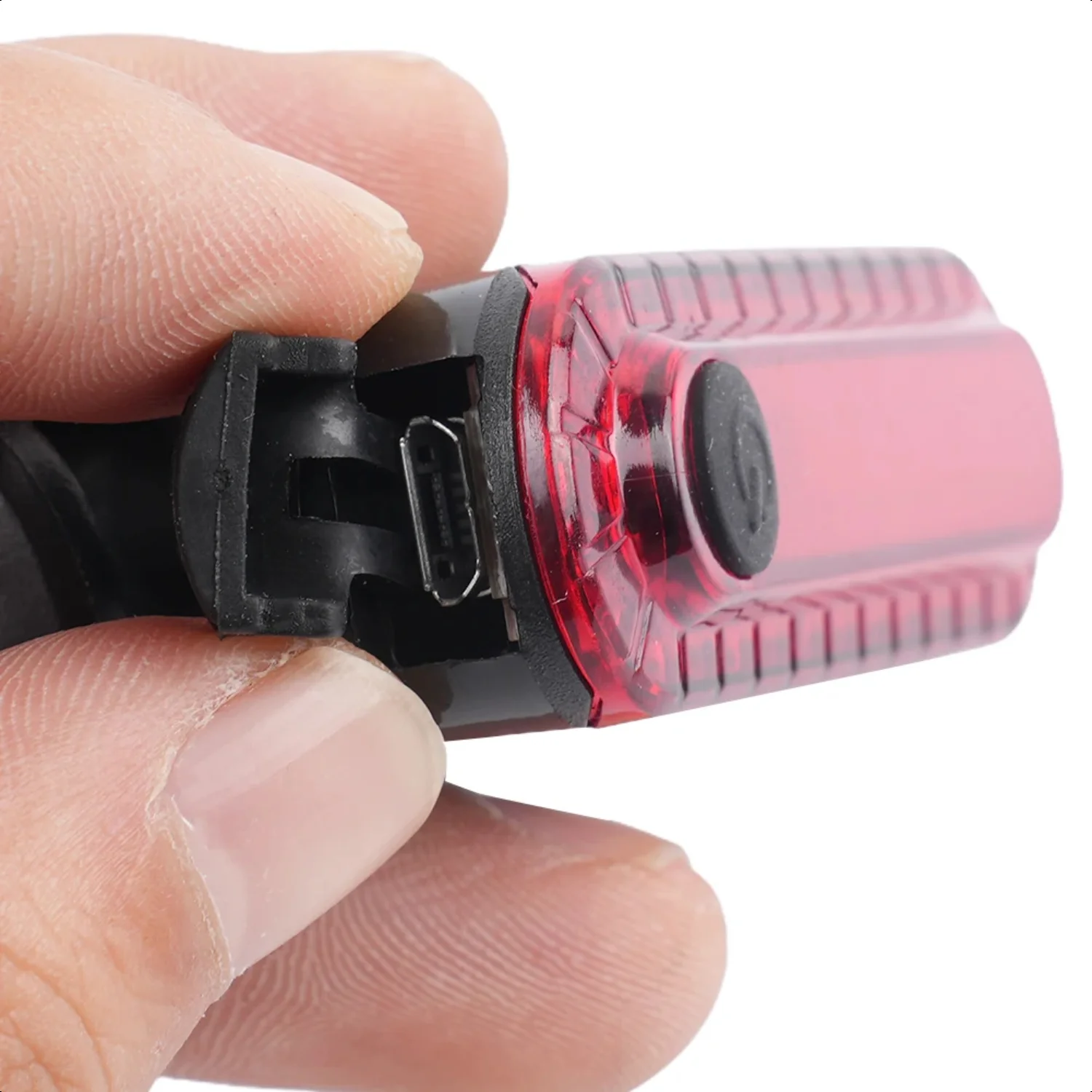 Bike Rear Tail Light USB Rechargeable Red  Bright Taillights Fit On Any Bicycle/Helmet Easy To Install  Cycling Safety