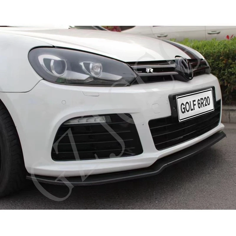 GOLF 6 MK6 R20 spoiler bumper diffuser front lip body kit ABS material 3-stage for Volkswagen