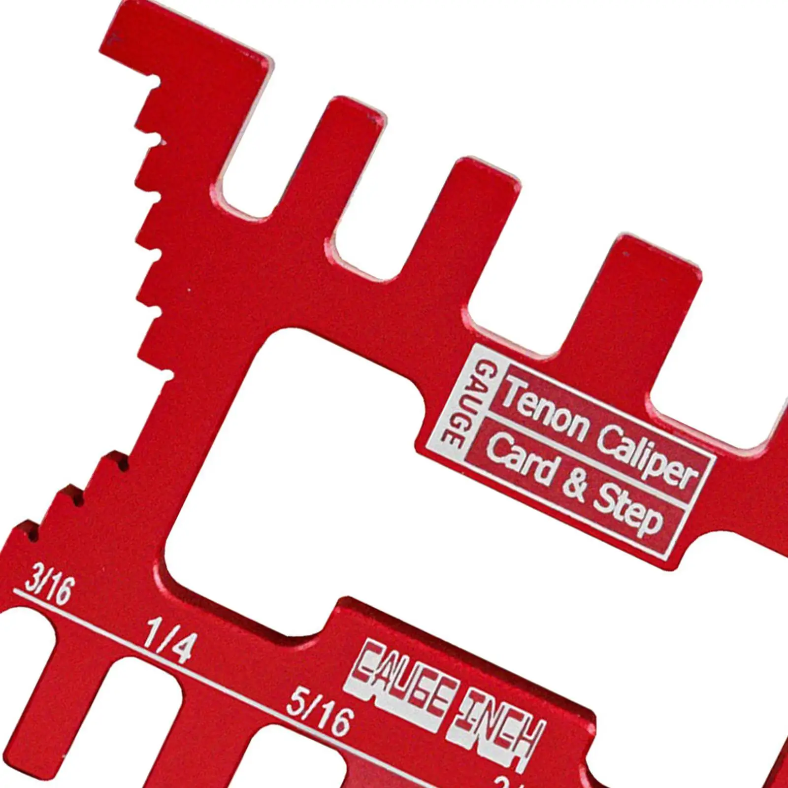 Measure Jig Tenon Caliper Card Gauge for Woodworking Saw Table Machine Gaps