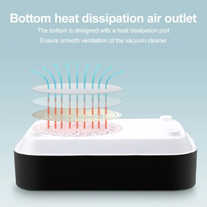 80W High Power Nail Dust Collector And Nail Drill Rechargeable For Manicure Wireless Nail Vacuum Powder Cleaner Dust Tools Kit