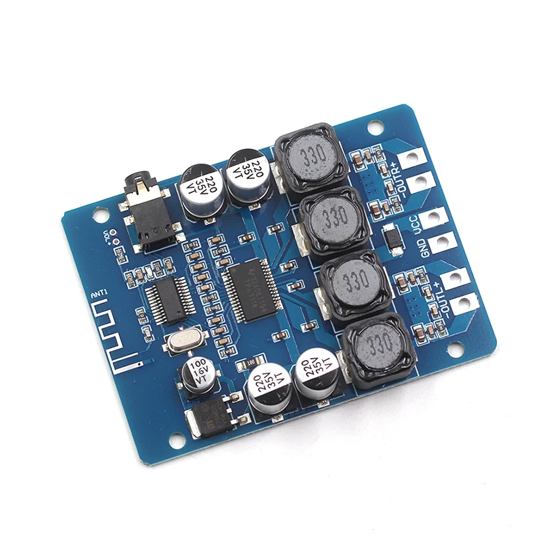 TPA3118D2 Bluetooth digital amplifier board 2*45W power dual channel with AUX amplifier module XH-M314