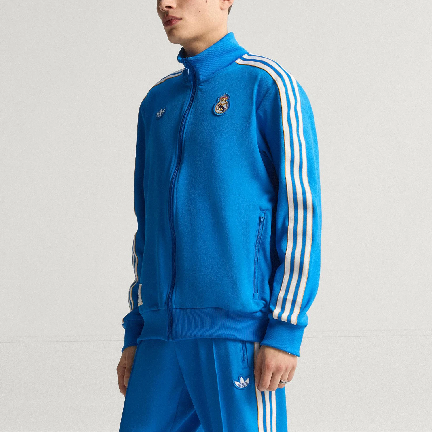 Adidas Originals Trefoil Mens Football Slim Fit Jacket JN3058