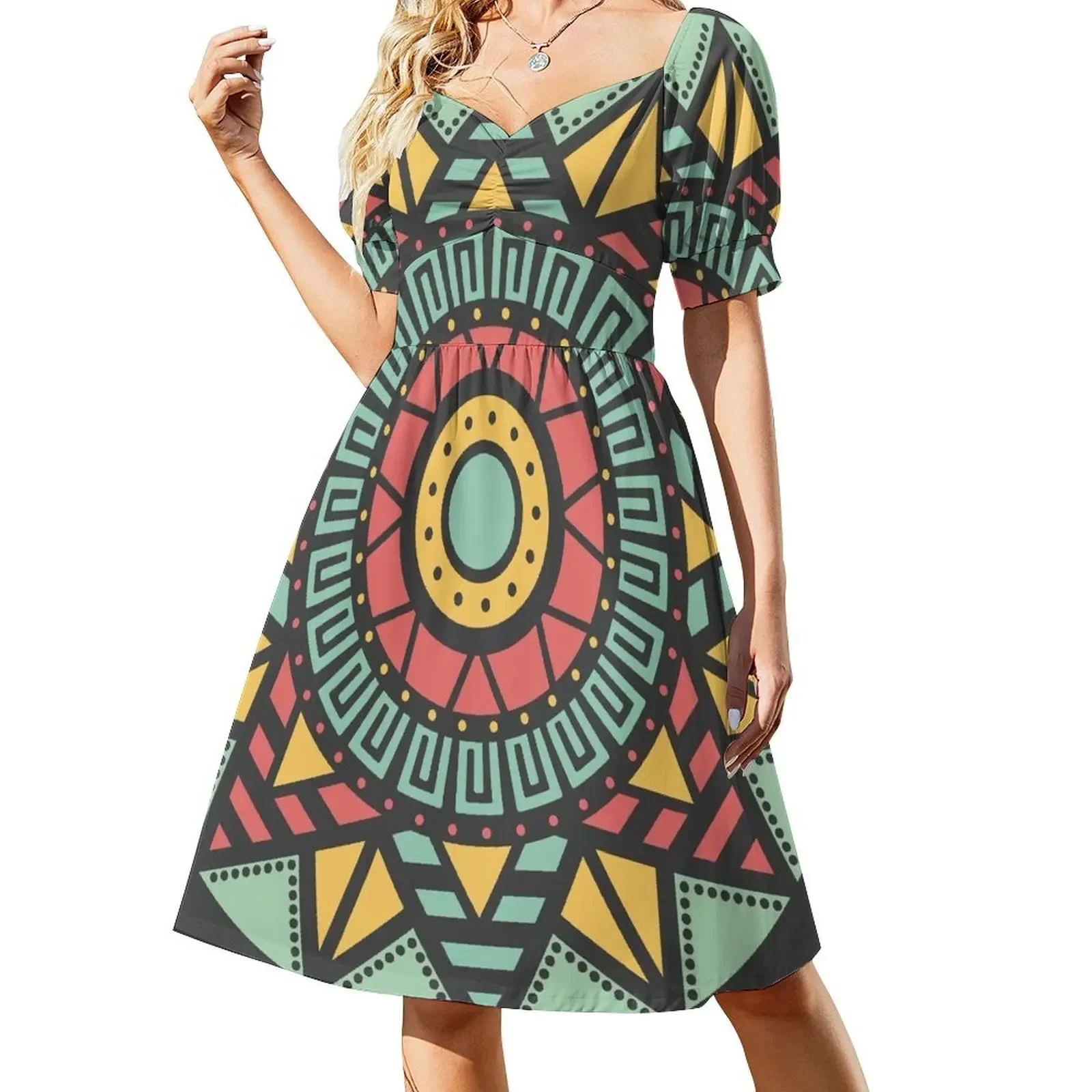 

Aztec Sleeveless Dress birthday dress for women luxury 2025 womans clothing sexy dress for women