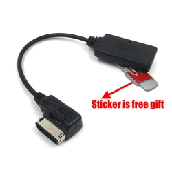 Biurlink Car Music Interface MMI MDI AMI Adapter Charging Bluetooth Jack Aux MP3 Adapter For VW Audi Q7 Q5 A8 A6 A5 A4