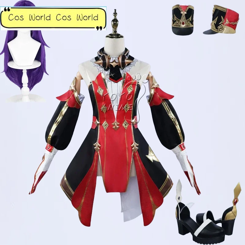 

Chevreuse SSR Cosplay Costume Genshin Impact Fontaine Full Set Wig Hat Shoes Halloween Xmas Christmas New Year